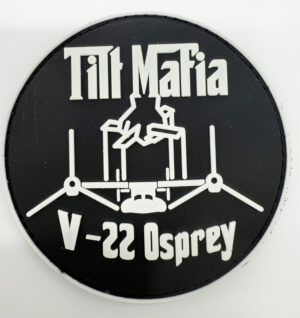 V-22 Tilt is the Way Shoulder Patch – With Hook and Loop, 3"